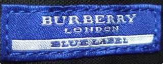 fake burberry blue label tag|genuine burberry label.